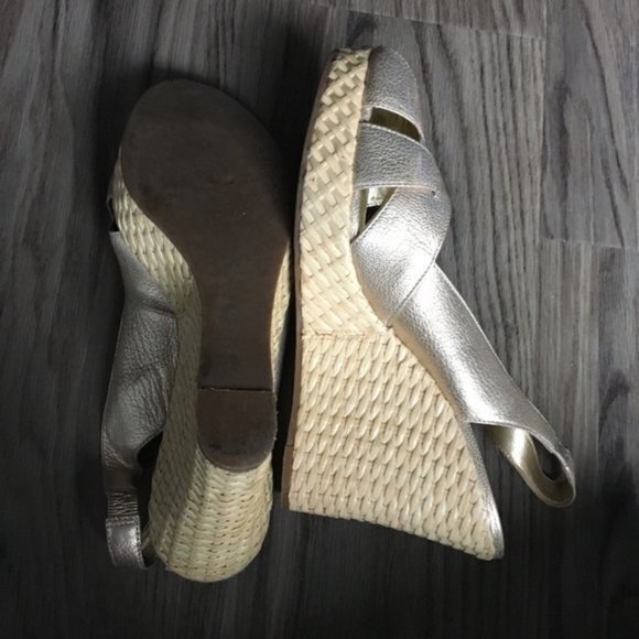 Via Spiga Wedge 4” Heels espadrilles Sandals - Picture 6 of 6